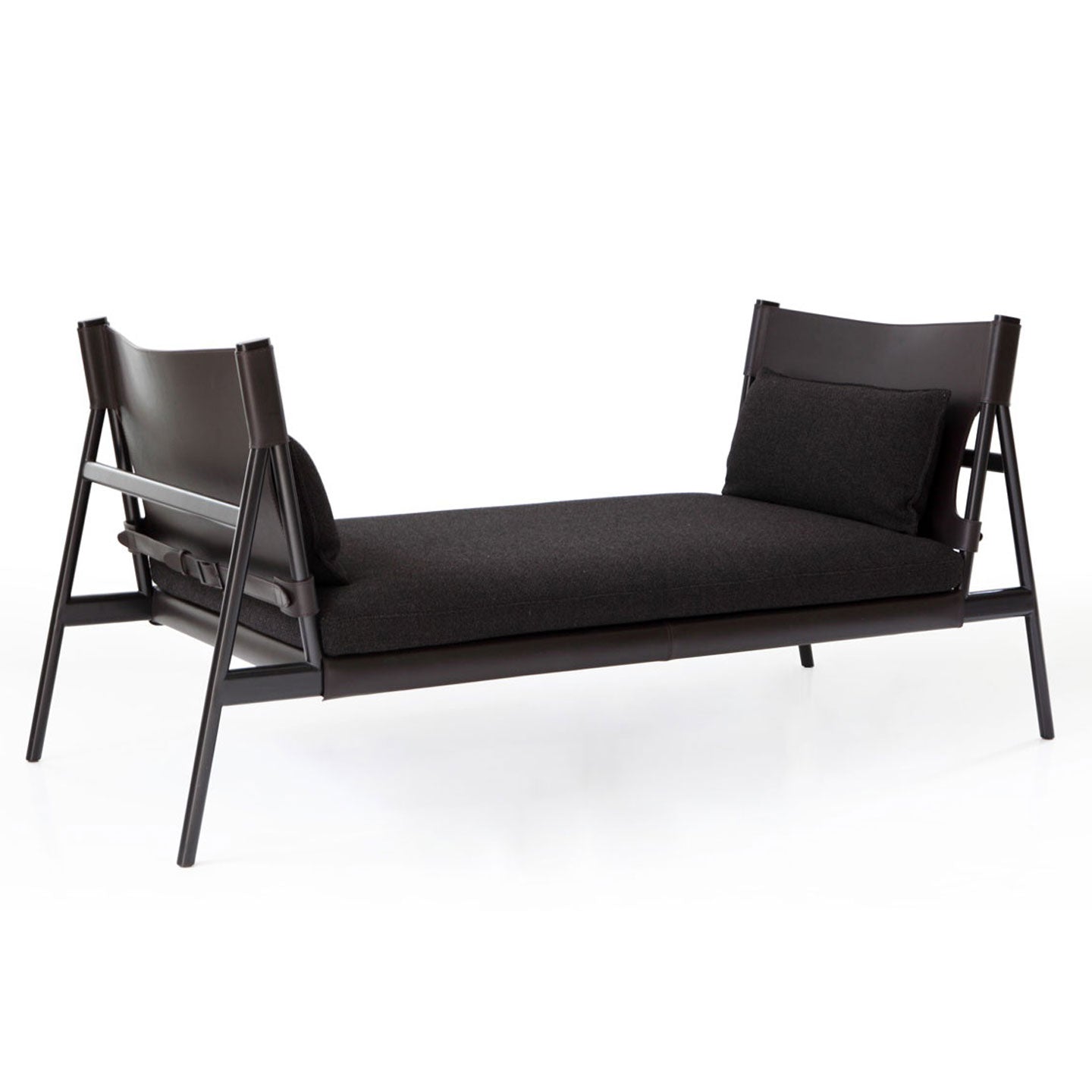 Traveller Daybed | Charcoal K19-192 Fabric Cushions