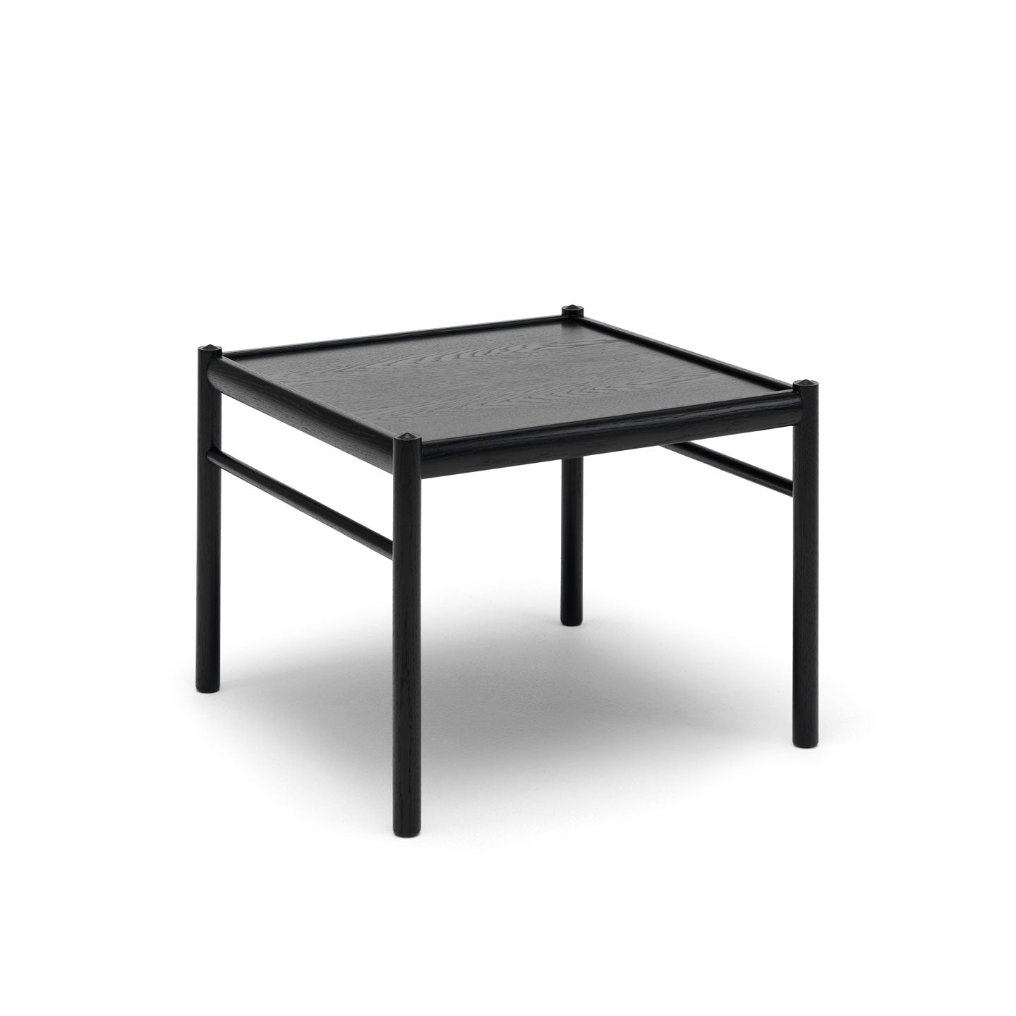 OW449 Colonial Table | Black Lacquered Oak