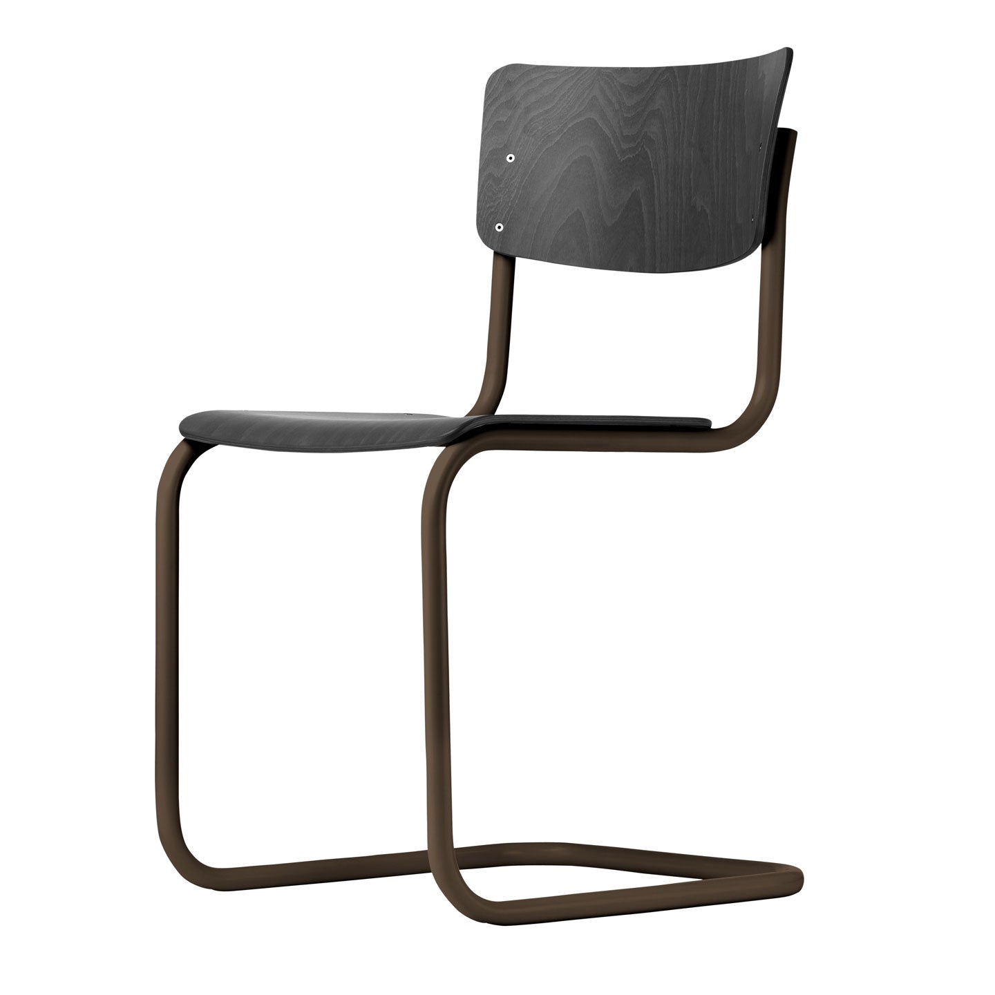 S43 Chair - Classics in Colour | Grey-Black Stained Beech Seat and Back