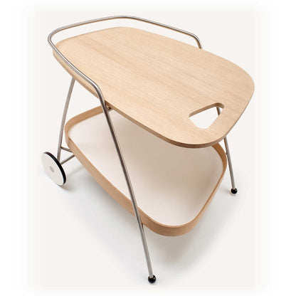 Gehl Trolley | Oiled Oak and White Laminate