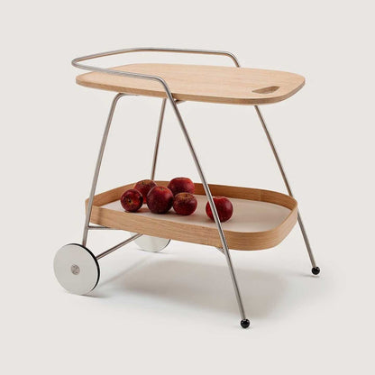 Gehl Trolley | Oiled Oak and White Laminate