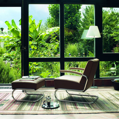 S411 Cantilever Armchair | Brown Linea 608 Leather