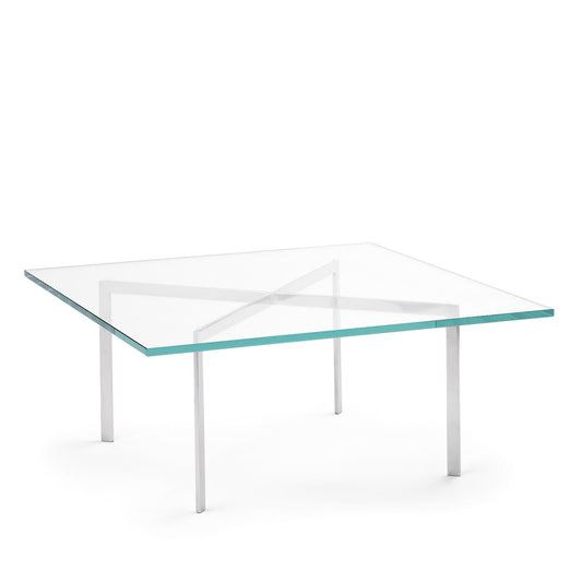 Barcelona Table | 15mm Clear Glass Top