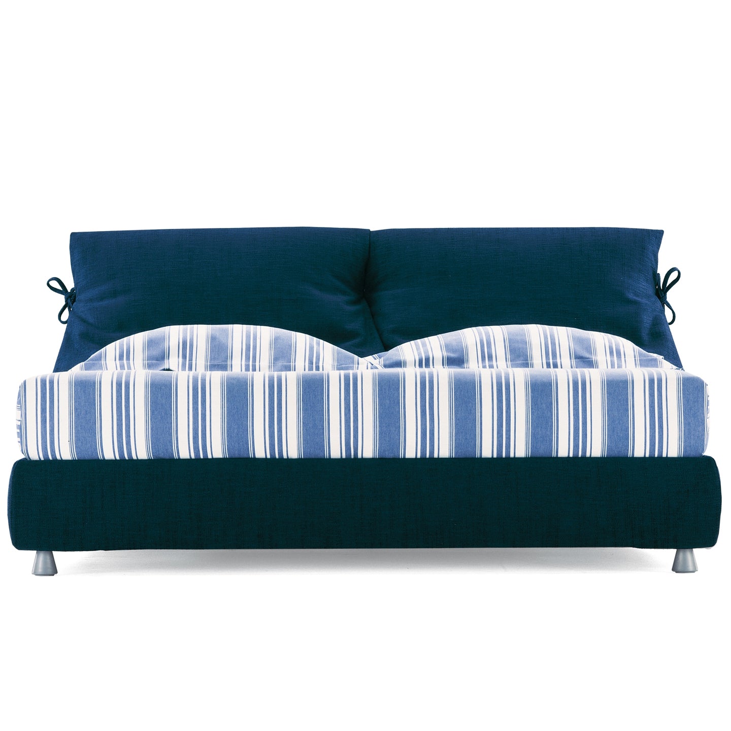 Nathalie Bed 180cm with Storage | Denim Blue Ionio 444 Fabric