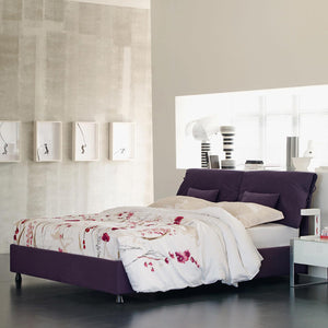 Nathalie Bed 180cm with Storage | Silver Ionio 434 Fabric