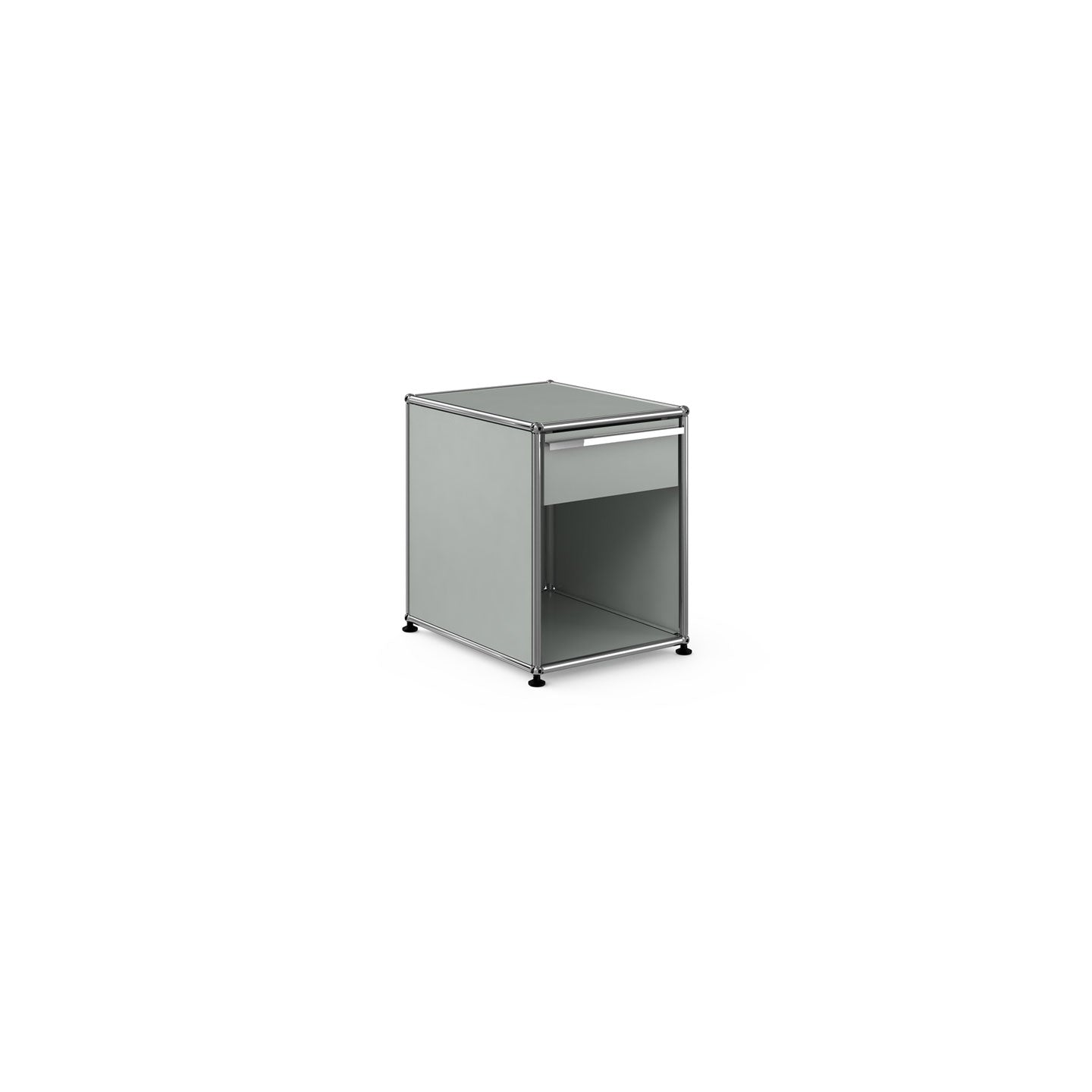 USM Pedestal 1 Drawer | Light Grey Lacquer Panels