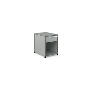 USM Pedestal 1 Drawer | Light Grey Lacquer Panels