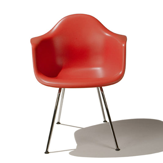 DAX Eames Plastic Armchair | Polypropylene Seat Shell in Poppy Red