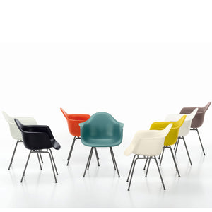 DAX Eames Plastic Armchair | Polypropylene Seat Shell in Deep Black