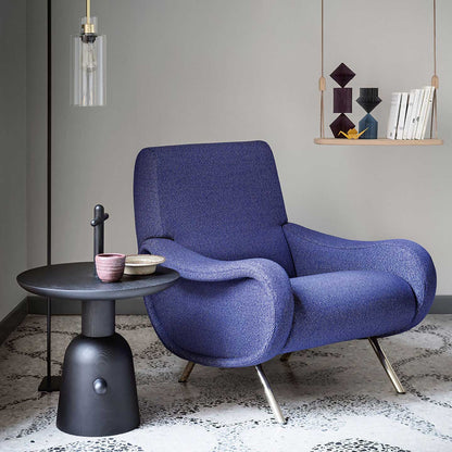 Lady Armchair | Pelle 13Z309 Blue Leather