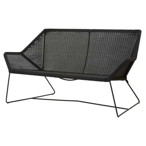 Breeze 2 Seat Sofa | Black Fibre Weave