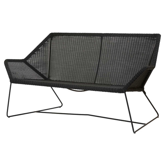 Breeze 2 Seat Sofa | Black Fibre Weave