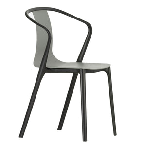 Belleville Plastic Arm Chair | Moss Grey Plastic Seat Shell