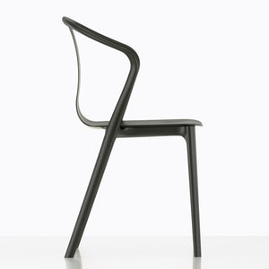 Belleville Plastic Arm Chair | Basalt Plastic Seat Shell