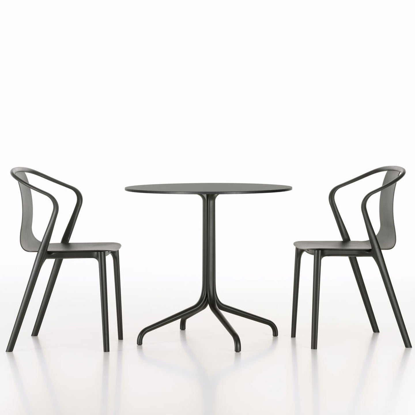 Belleville Round Bistro Table | Black Top and Base