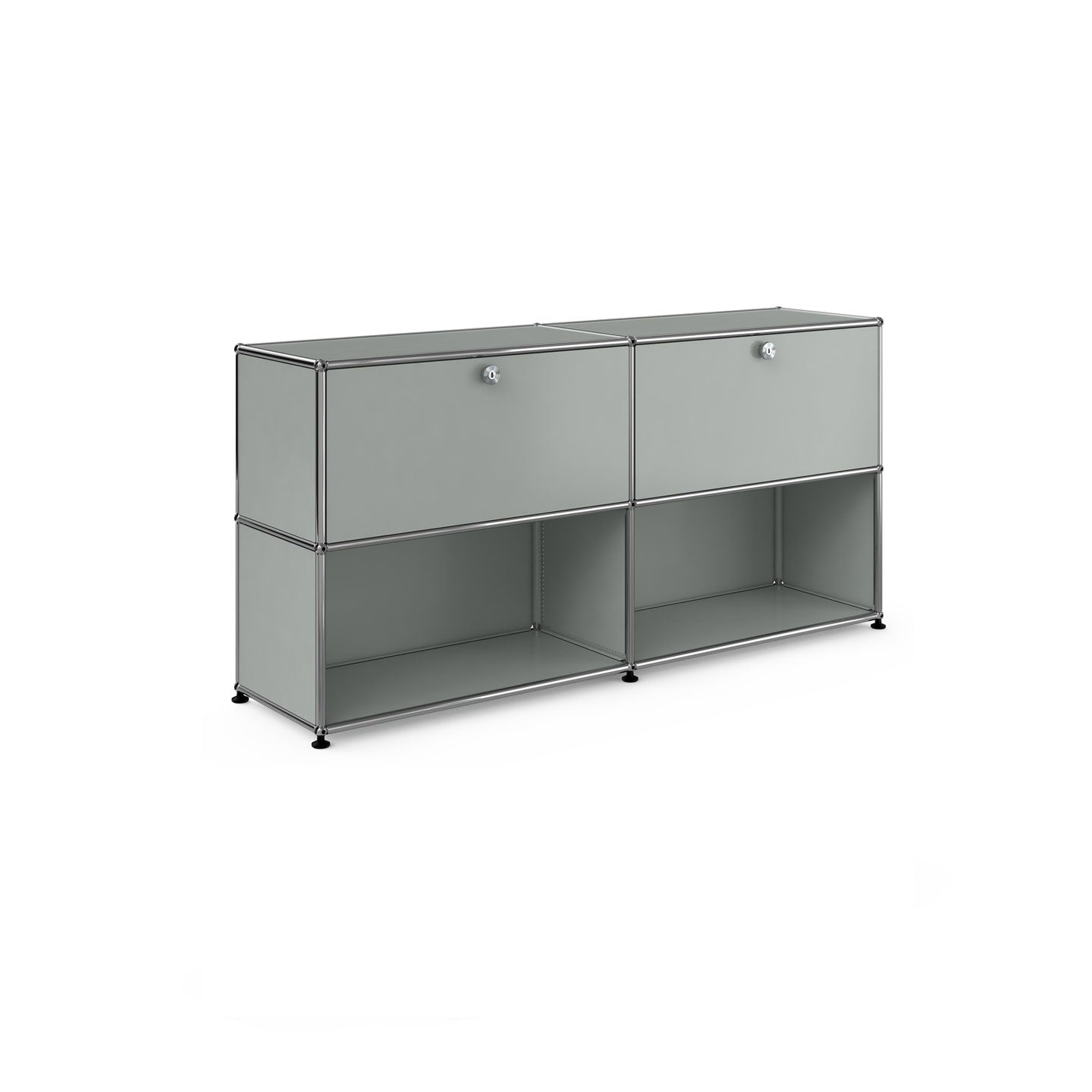 USM Sideboard Upper Doors | Light Grey Lacquer Panels