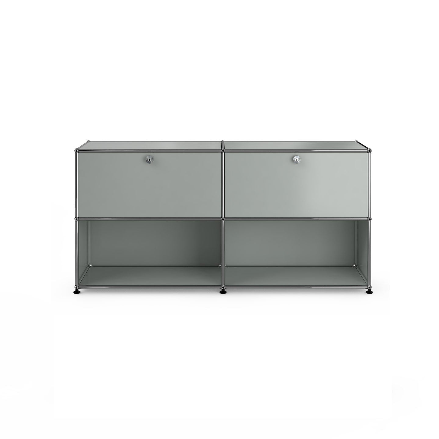 USM Sideboard Upper Doors | Light Grey Lacquer Panels