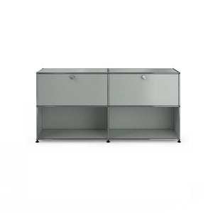 USM Sideboard Upper Doors | Light Grey Lacquer Panels