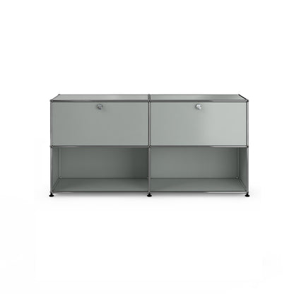 USM Sideboard Upper Doors | Light Grey Lacquer Panels