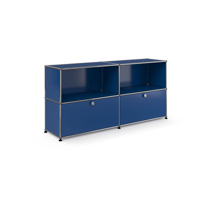 USM Sideboard Lower Doors | Gentian Blue Lacquer Panels