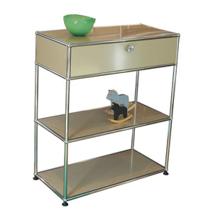 USM Hallway Storage Unit | Beige Lacquer Panels