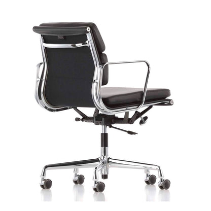 Soft Pad EA 217 Chair | Leather Asphalt 67 and Plano Dark Grey 69