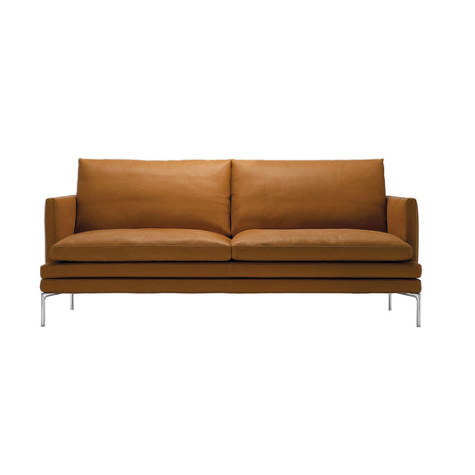 William 2 Seat Sofa | Gold 0414 Extra Leather
