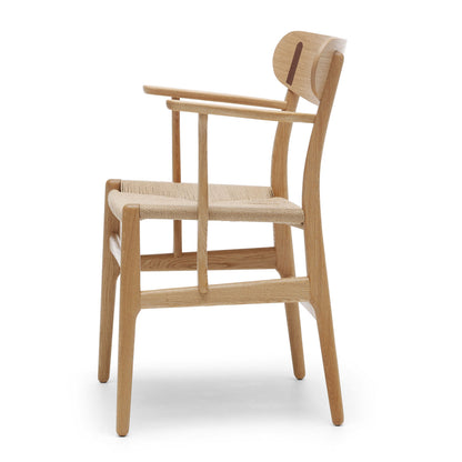 CH26 Dining Chair | Natural Papercord Seat Oiled Oak Frame