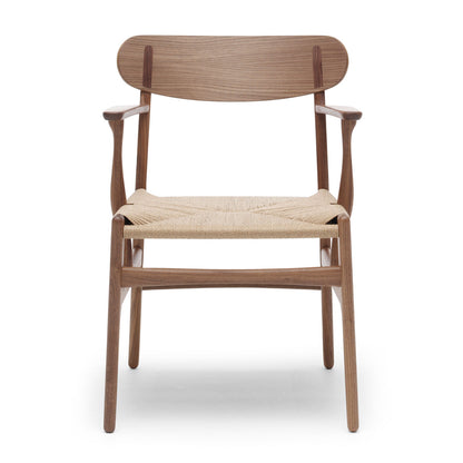 CH26 Dining Chair | Natural Papercord Seat Oiled Walnut Frame