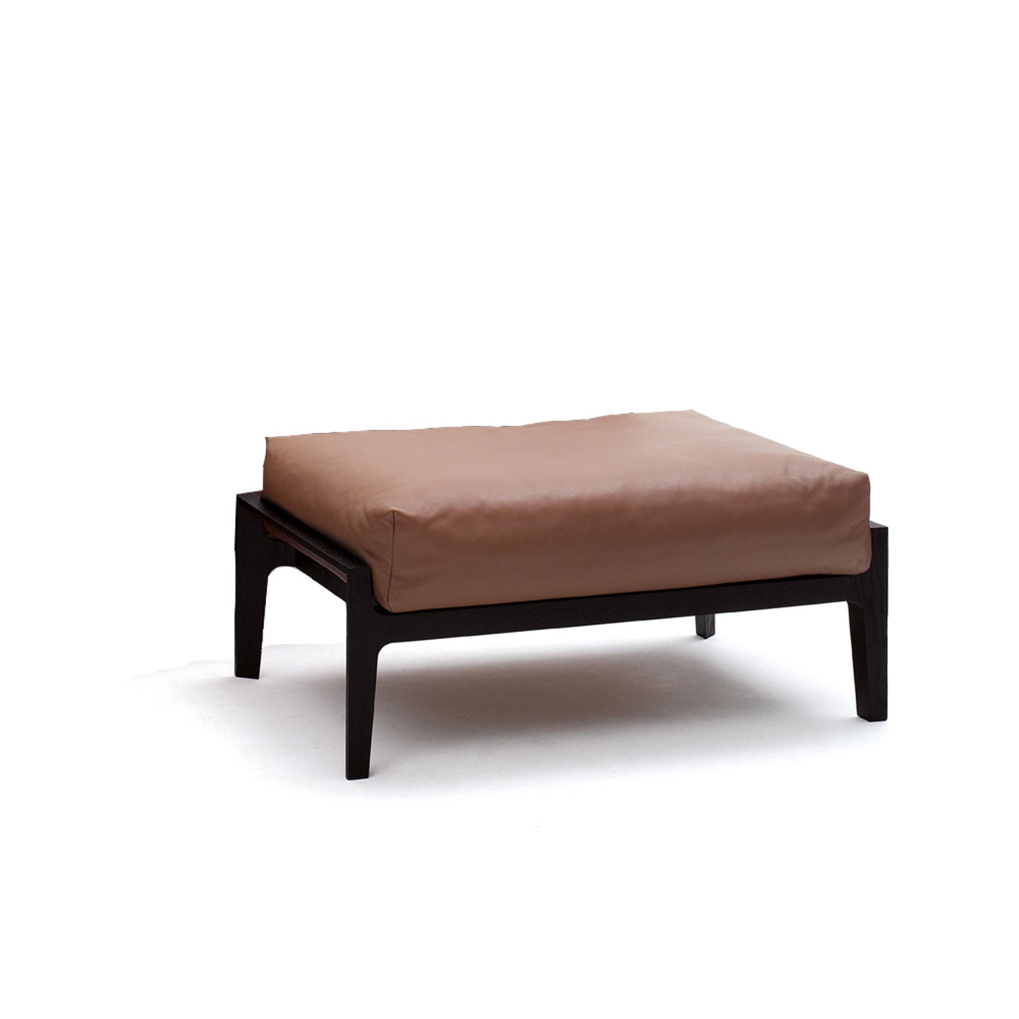 Elm Footstool | Beige Speckle 5023 Fabric