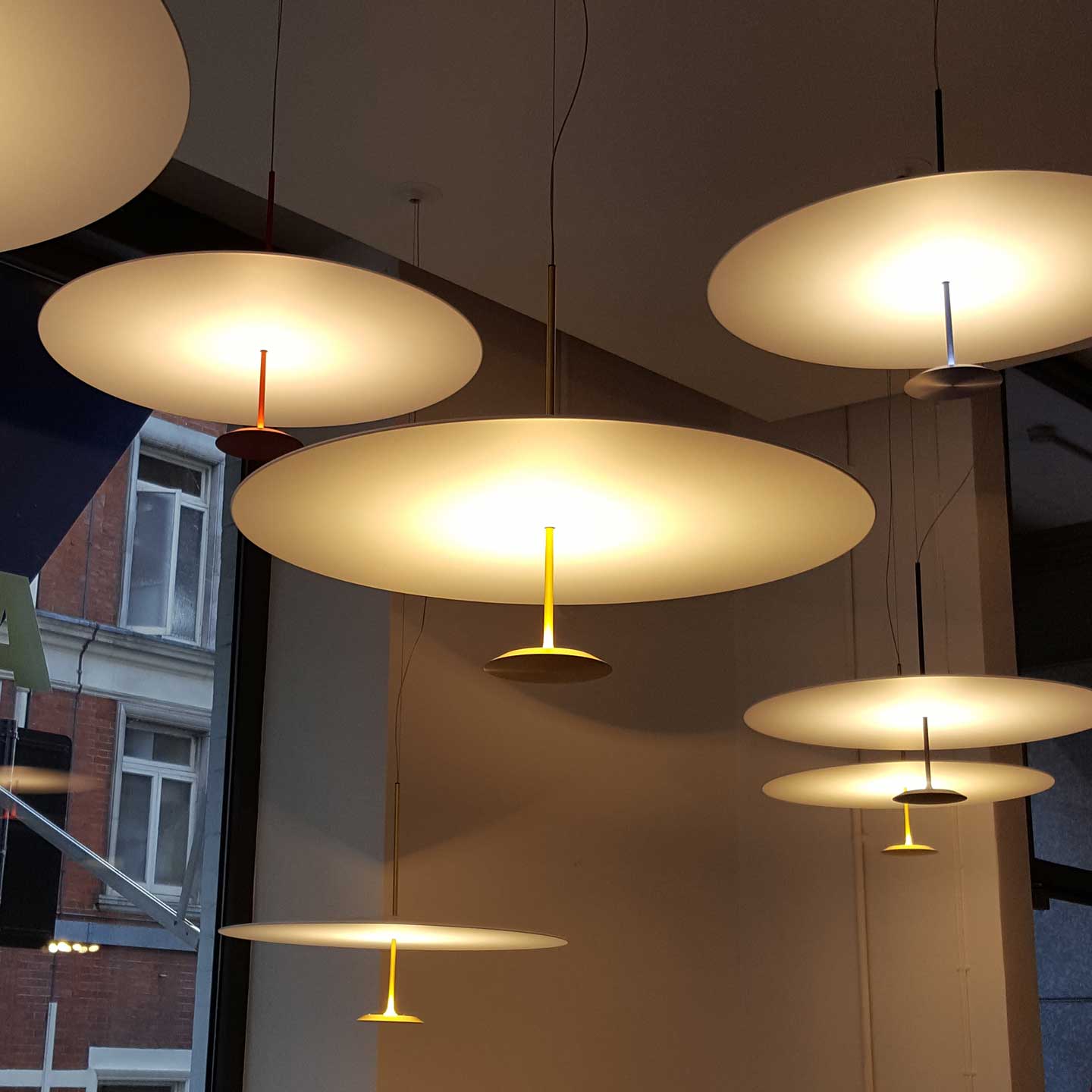 DOT Pendant Light 800mm | Anodised Brass