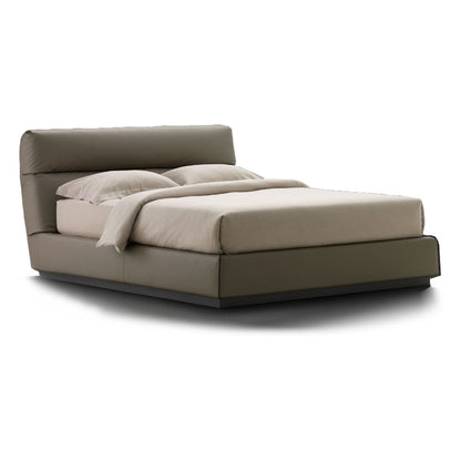 Gentleman Bed Frame 180cm | Green 188 Leather