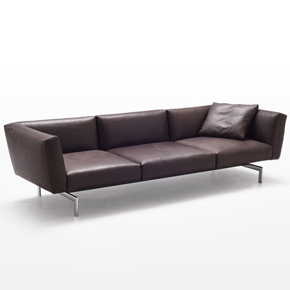 Avio 3 Seat Sofa | Volo Leather 947 Coffee Bean