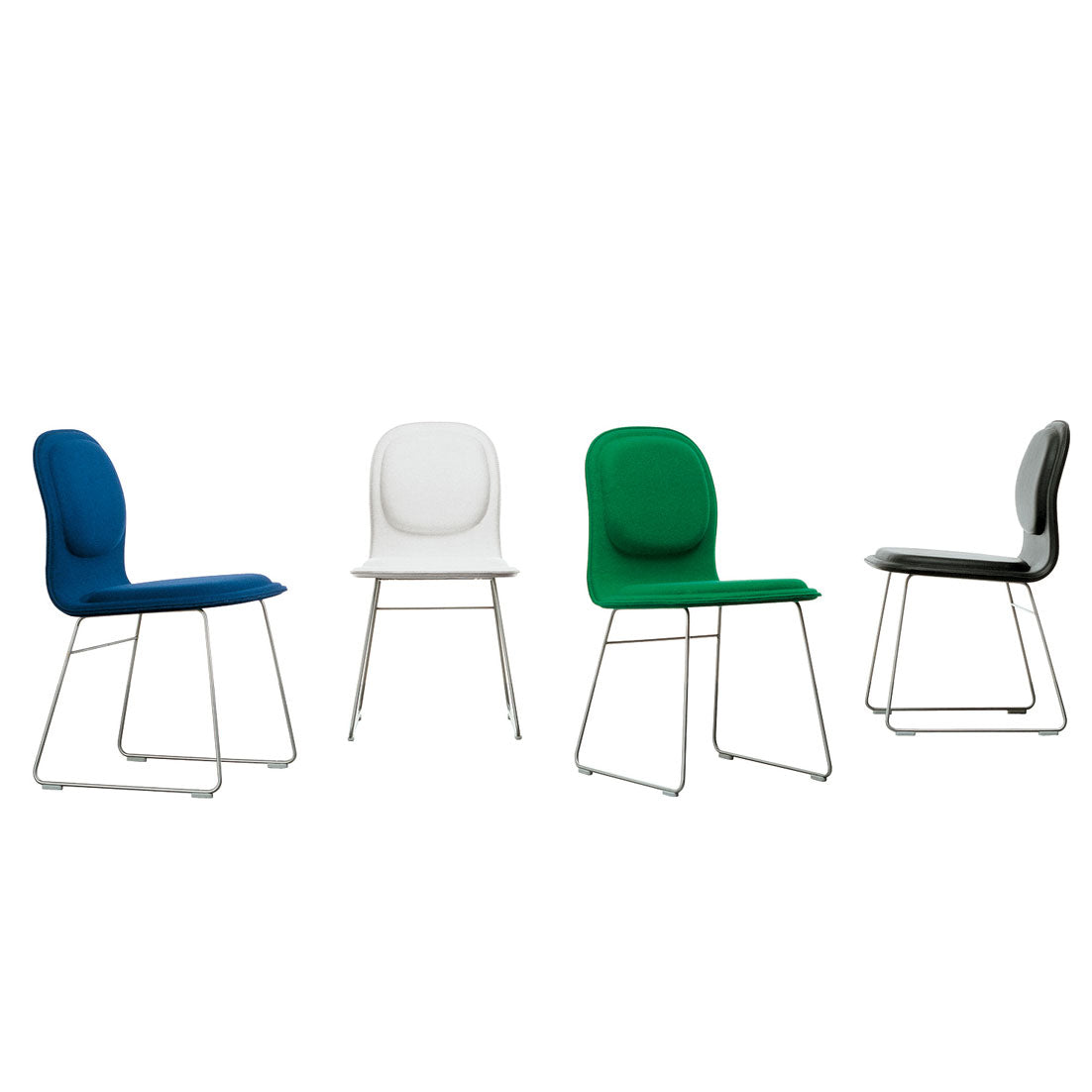 Hi Pad Chair | Dark Green Panno Seat and Back