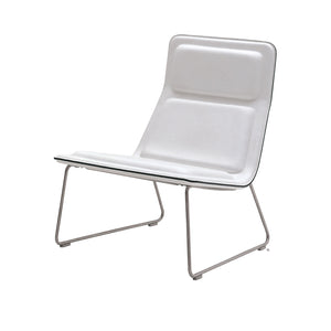 Low Pad Chair | Grey White Hallingdal 126 Seat and Back