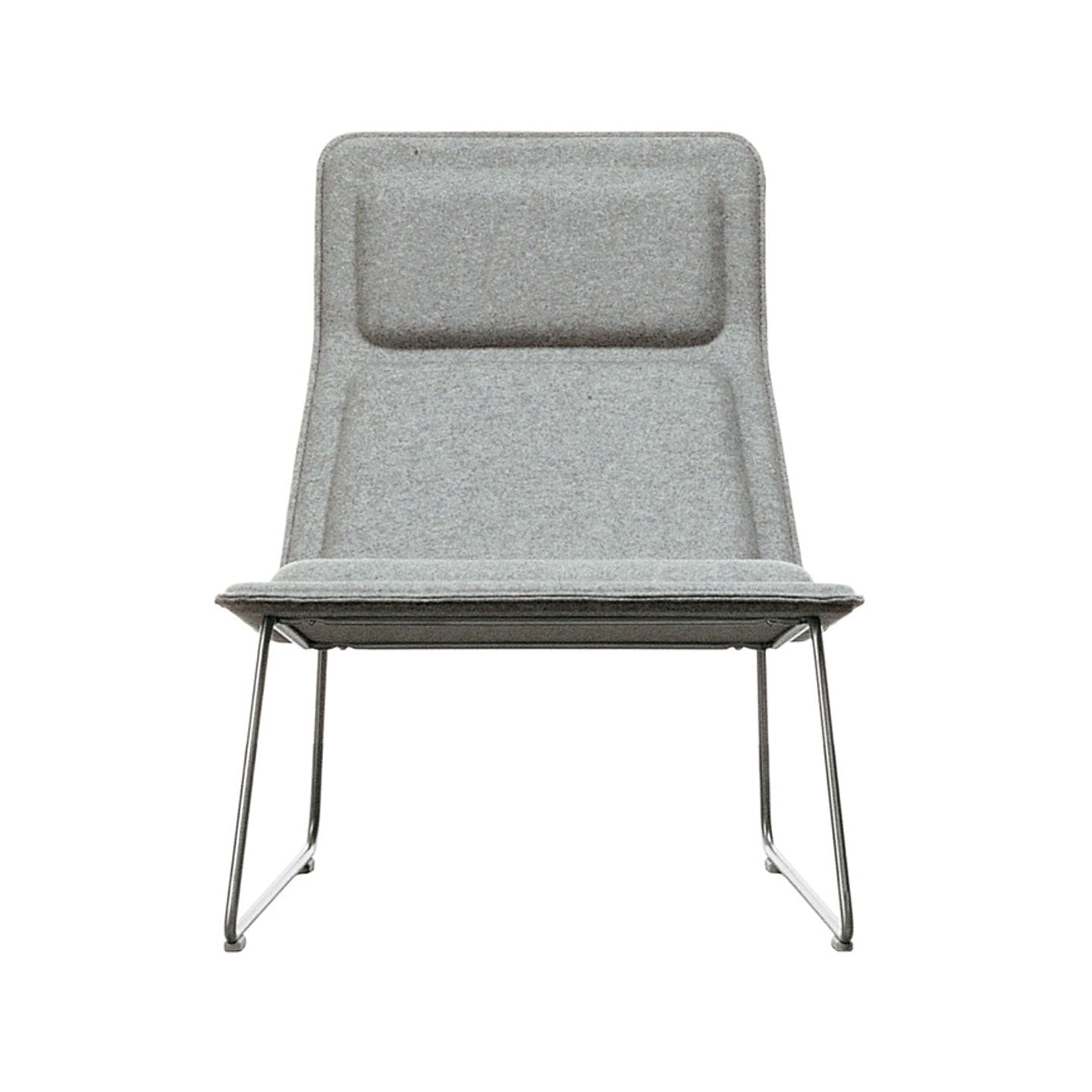 Low Pad Chair | Grey White Hallingdal 126 Seat and Back