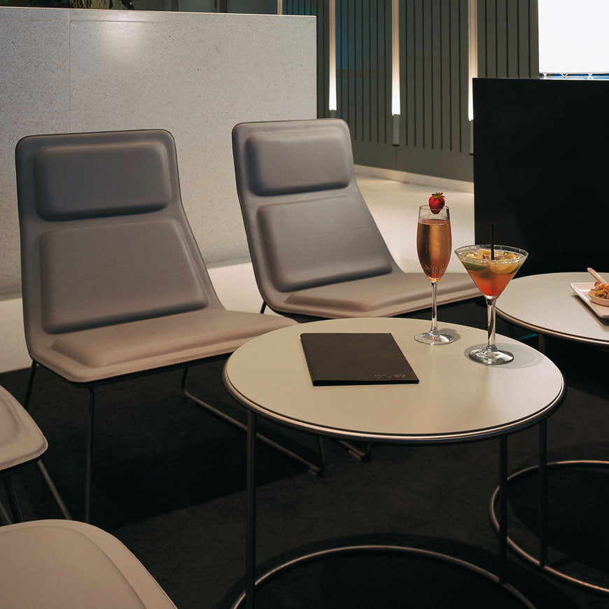 Low Pad Chair | Anthracite Hallingdal 533 Seat and Back