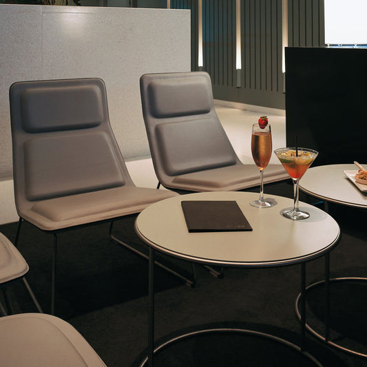 Low Pad Chair | Anthracite Hallingdal 533 Seat and Back