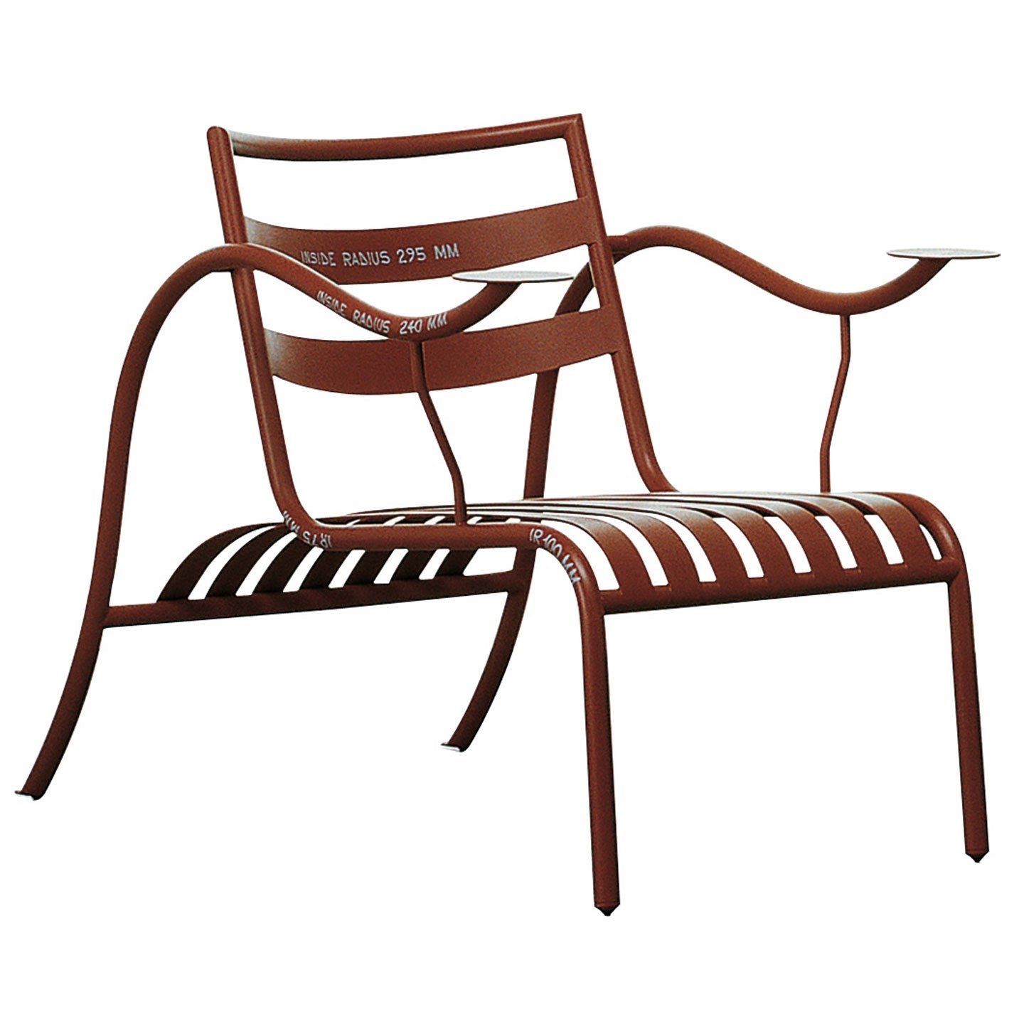 Thinking Man's Chair | Oxide Red
