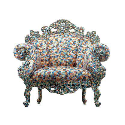 Proust Mendini Chair | Multicolour Fabric