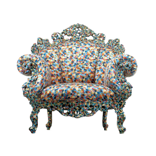 Proust Mendini Chair | Multicolour Fabric