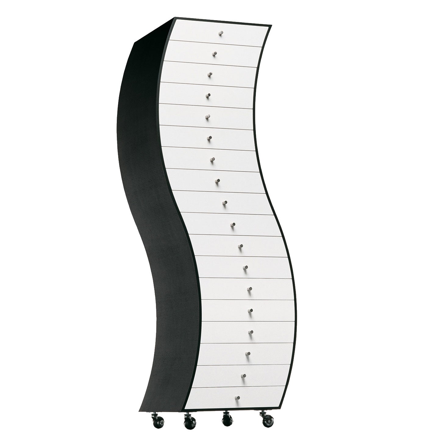 Progetti Compiuti Side 1 | Black Stained Ash and Matt White Lacquer