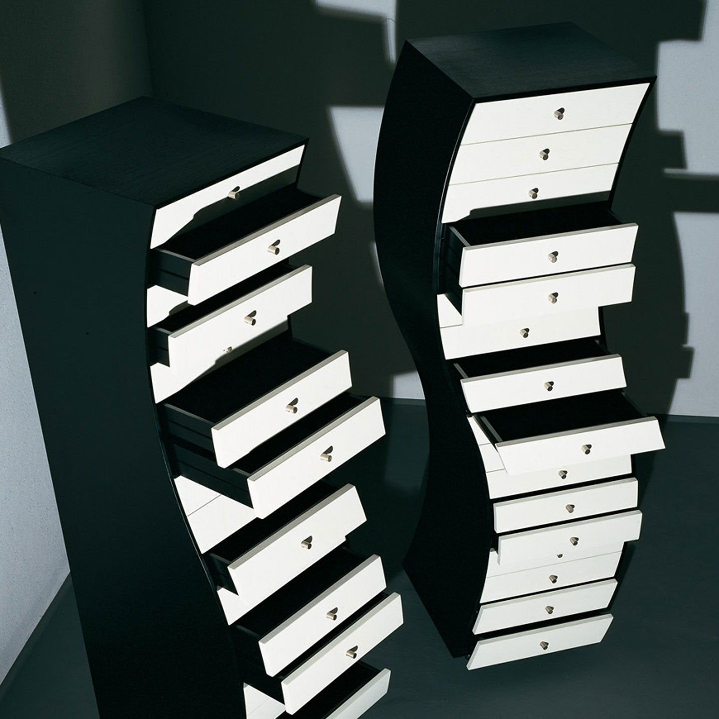 Progetti Compiuti Side 2 | Black Stained Ash and Matt White Lacquer