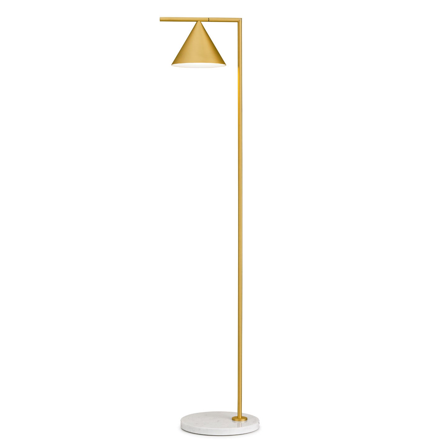Captain Flint Floor Light | Brushed Brass
