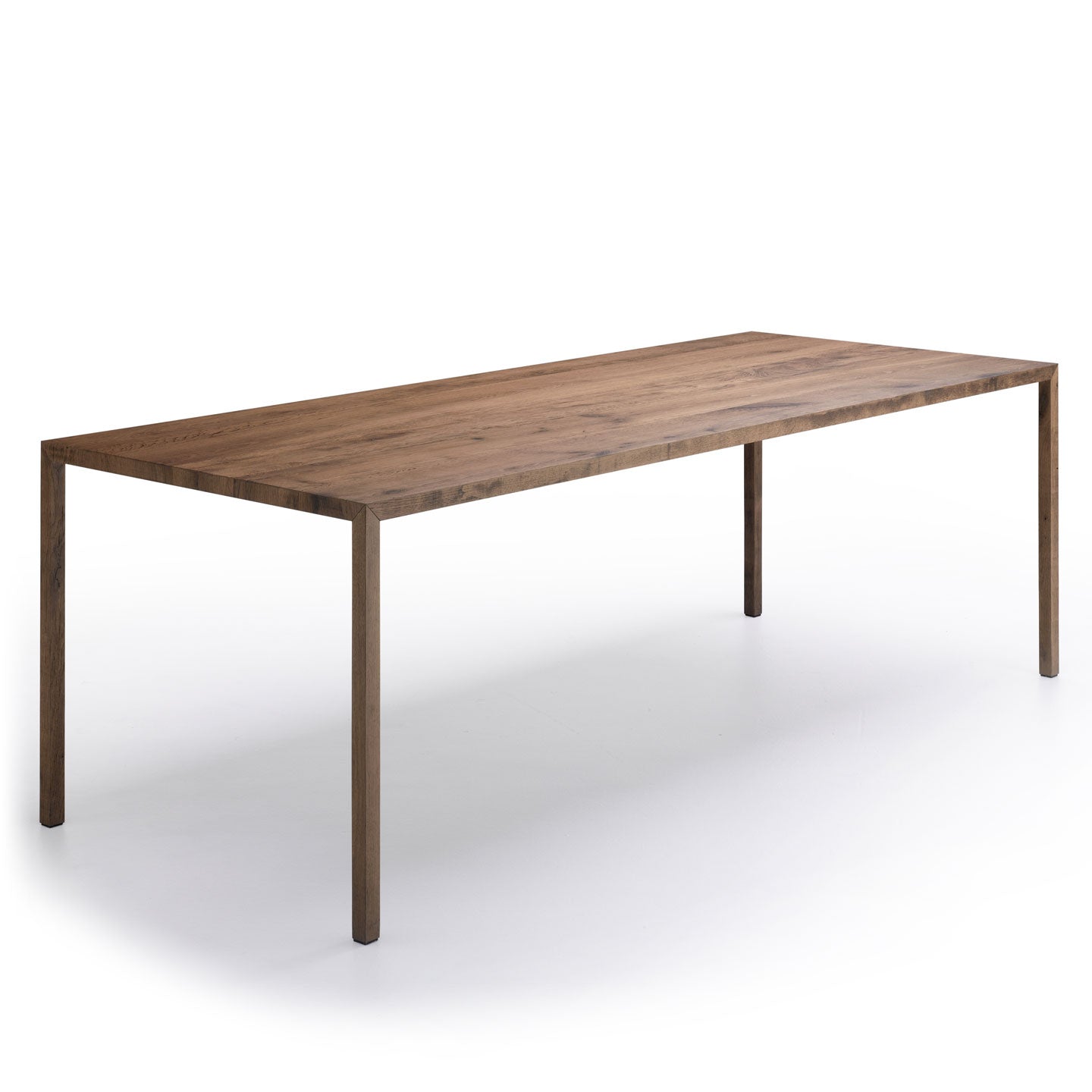 Tense Material Table | Natural Oak Wrapped Top and Legs