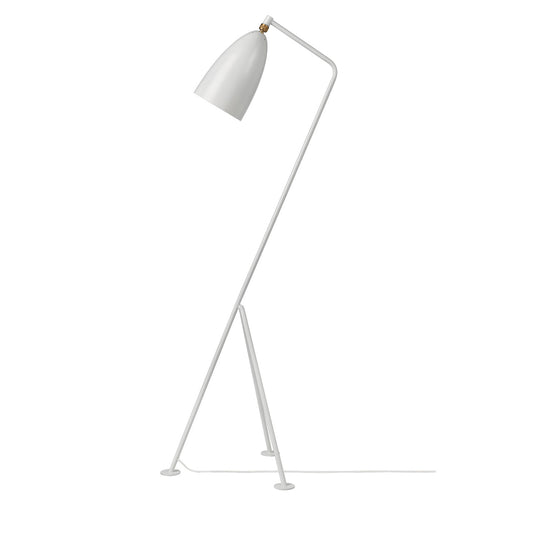 Grasshopper Floor Light | Oyster White Powdercoated Metal