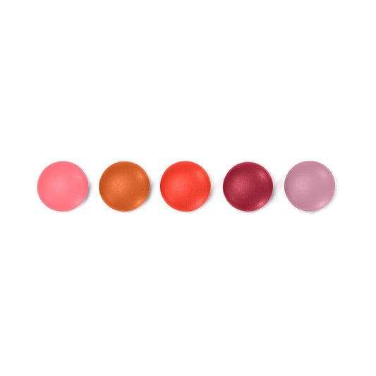 Magnet Dots - Set of 5 | Red Tones