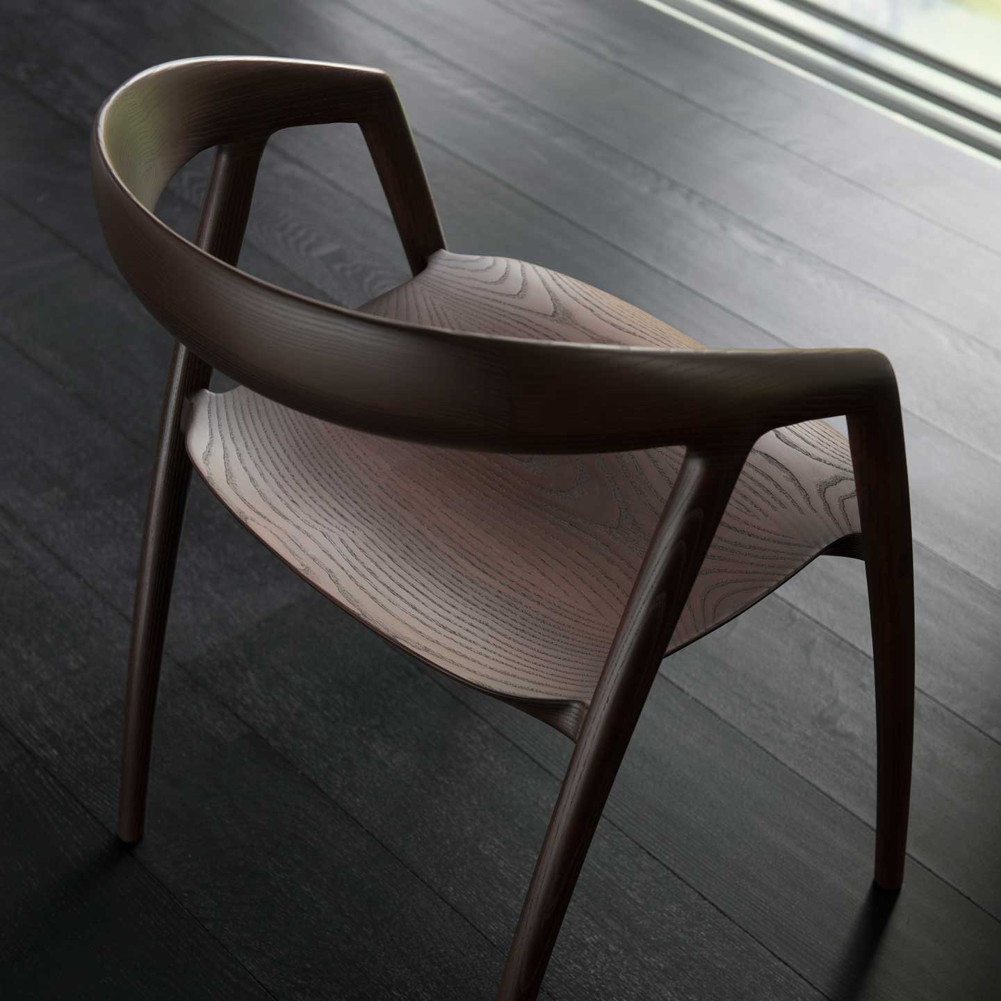 DC09 Dining Chair | Solid Walnut