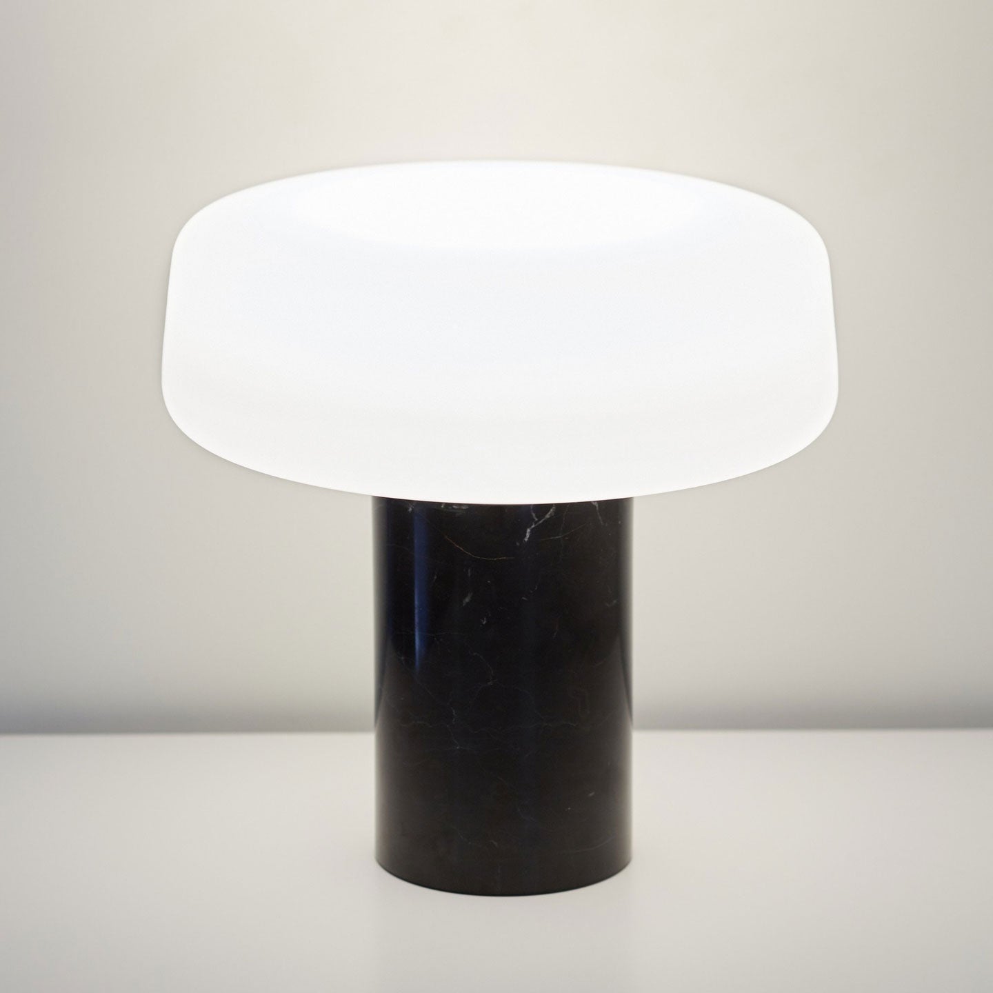 Solid Table Lamp | Nero Marquina Black Marble