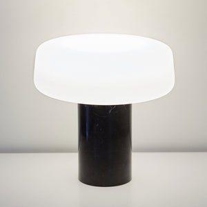 Solid Table Lamp | Nero Marquina Black Marble